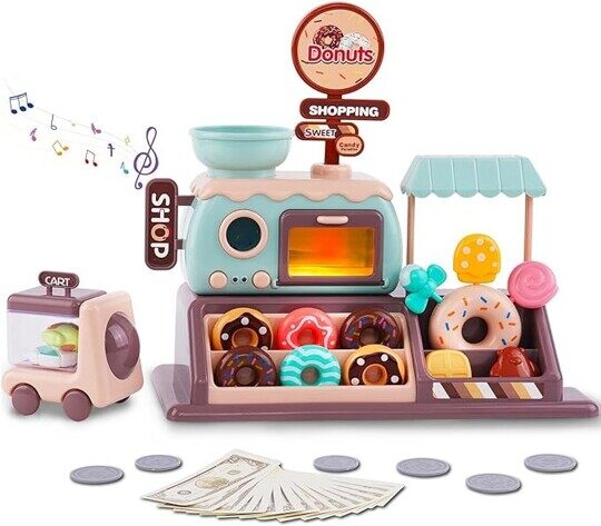 Детский игровой Магазин пончиков 777-8, свет, звук