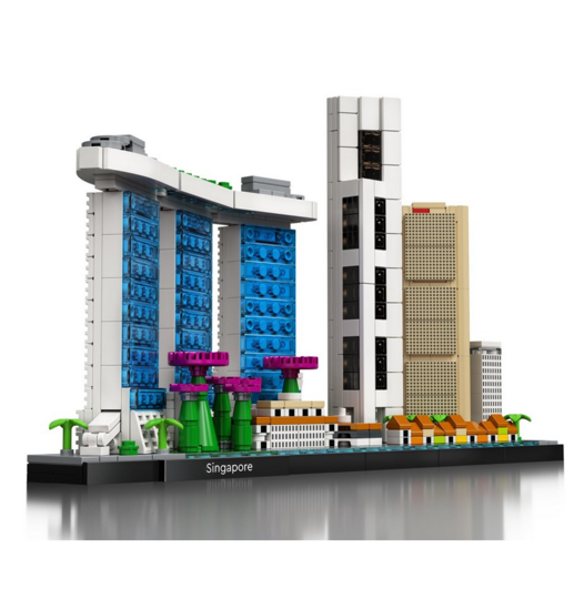 Конструктор Сингапур King 20057, 829 дет., Архитектура аналог Лего