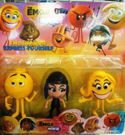 Набор фигурок Эмоджи LB8253, 3 героя, Emoji