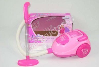 Детский игрушечный пылесос VacuumCleaner 2008 розовый со световыми и звуковыми эффектами купить в Минске