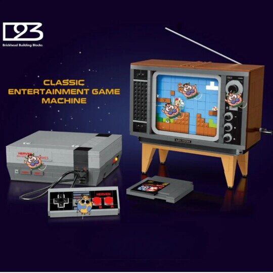 Конструктор Игровая приставка Nintendo Entertainment System King 83300, 2646 дет.