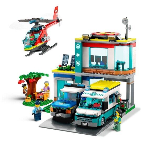 Конструктор Штаб аварийных транспортных средств King 8012, аналог Lego Сити 60371