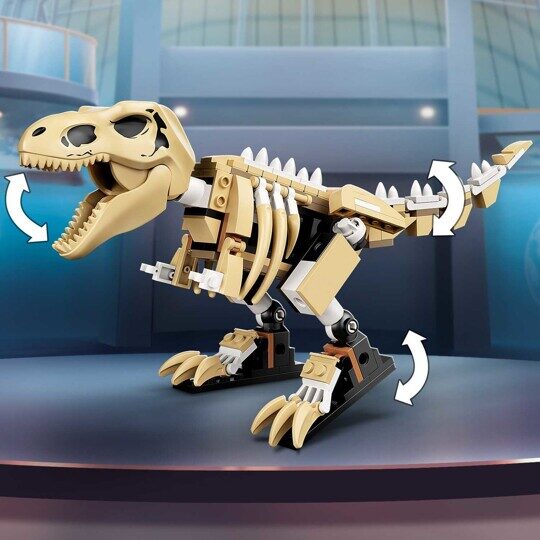 Конструктор Скелет тираннозавра на выставке Lari 60132, Парк Юрского периода