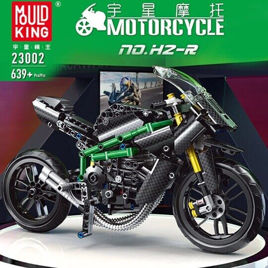 Конструктор Гоночный мотоцикл Kawasaki H2R MOULD KING 23002, Техник