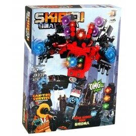 Конструктор Скибиди Спикермен jx039 Skibidi, 478 дет., аналог Лего