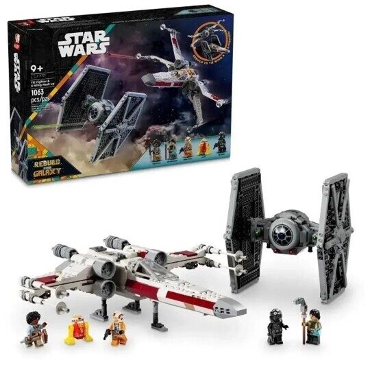 Конструктор Истребители TIE и X-wing 4601, аналог лего звездные войны 75393