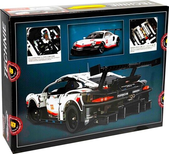 Конструктор Porsche 911 RSR пульт, с Power Function RS, 1590 дет., 6045, Техник
