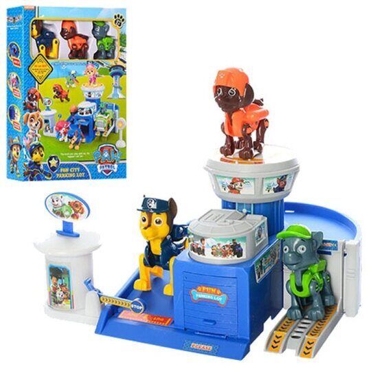 Щенячий патруль Paw Patrol XZ-878, в комплекте 3 героя, наклейки
