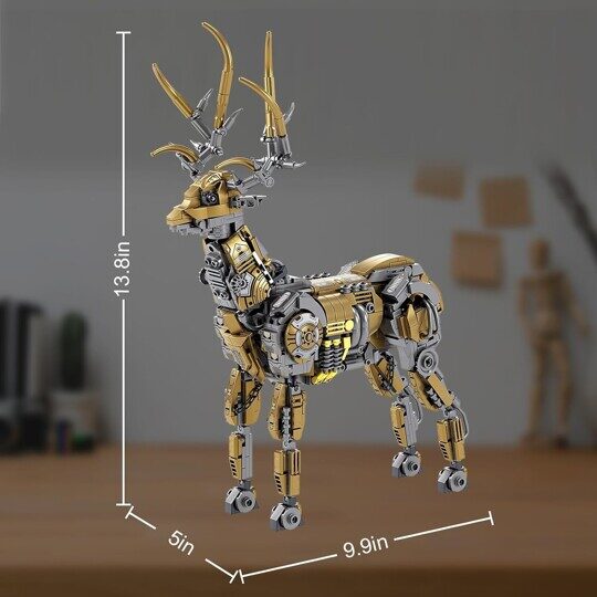 Конструктор Механический олень KY 7711, 924 дет.
