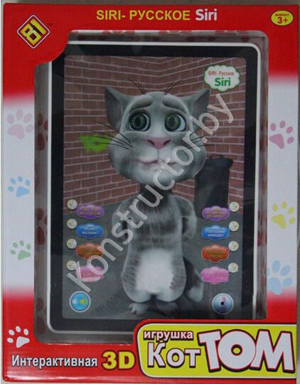 Интерактивный 3D планшет "Говорящий Кот Том" 6883А2 купить в Минске
