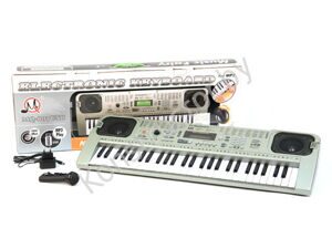 Электронный Синтезатор пианино для детей с микрофоном  MQ-807USB MP3 от сети купить в Минске