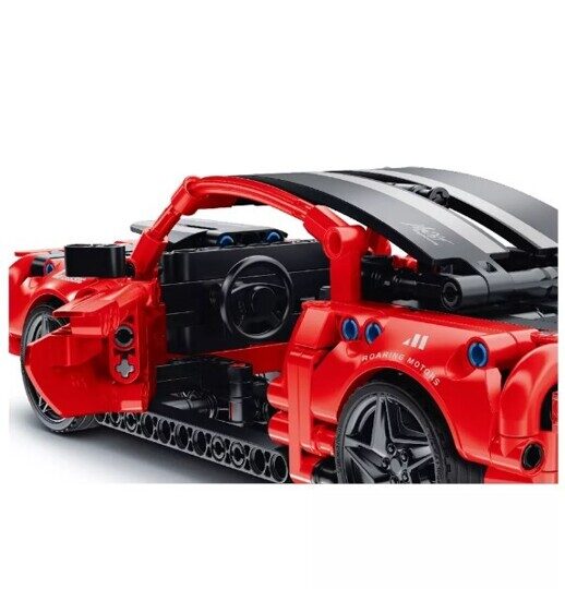 Конструктор Красный спорткар QiHui 5820, Техник, инерция, 457 дет., Mechanical Master