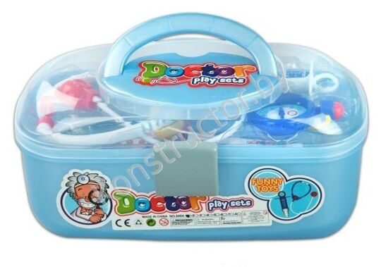Набор доктора Funny Toys 8404-1 в чемоданчике 22 предмета