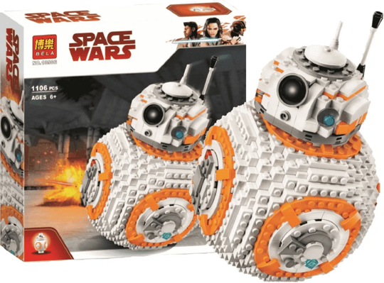Конструктор Дроид BB-8 Lari 10906, аналог Лего 75187