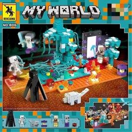 Конструктор Нападение на Искаженный лес RENZAIMA 806 Minecraft