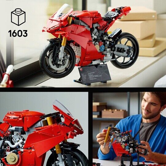 Конструктор Мотоцикл Ducati Panigale V4 S Техник King 3056, 1603 дет.