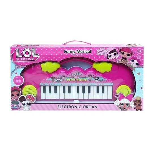 Детский синтезатор Лол Lol HY697-E, розовый