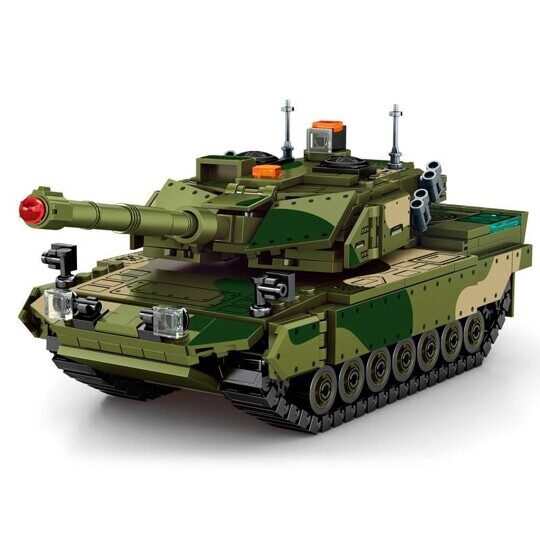 Конструктор Танк Leopard 2A6, Sembo 207003, 649 дет