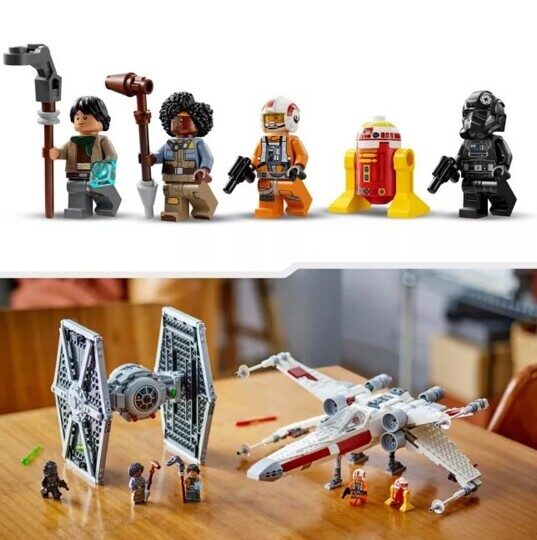 Конструктор Истребители TIE и X-wing 4601, аналог лего звездные войны 75393