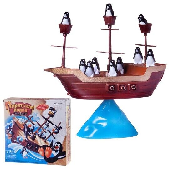 Настольная игра Пиратская лодка 2-4 игрока, арт. 1240-2
