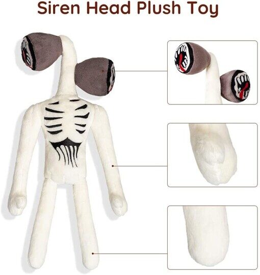 Мягкая игрушка Сиреноголовый серый, 40 см, Siren Head