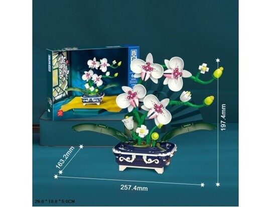 Конструктор Орхидея Zhe Gao 00388 Orchid Bonsai