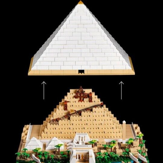 Конструктор Великая пирамида Гизы King 9200, аналог лего Архитектура 21058