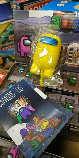 Игрушки Among Us + карточки, фигурки персонажей игры Амонг Ас