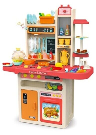 Высокая Детская кухня с водой, свет, звук, пар, яйцеварка, холодильник, 889-162