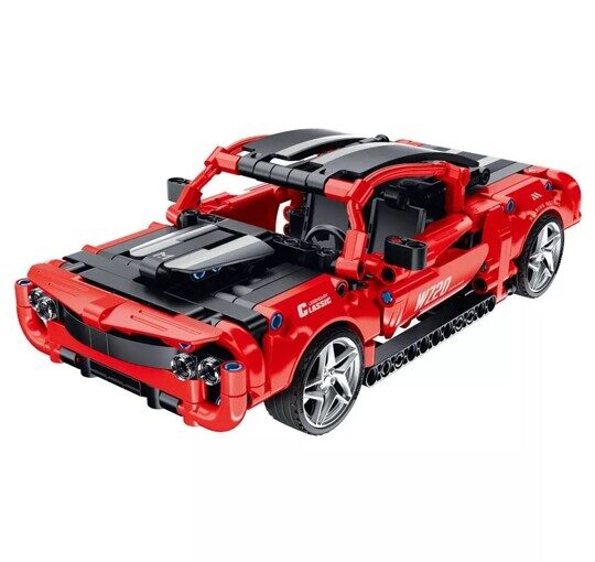 Конструктор Красный спорткар QiHui 5820, Техник, инерция, 457 дет., Mechanical Master