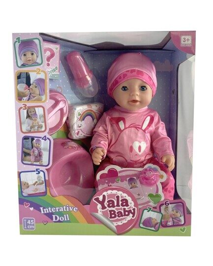 Кукла Беби Долл аналог Baby Born BL037C с зайчиком
