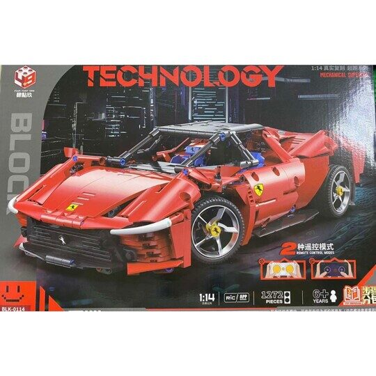Конструктор Ferrari Daytona SP3, 1272 дет. BKL-0114, Техник