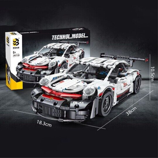 Конструктор Порш 911 JKC 7106, 1100 дет., Porsche 911 RSR
