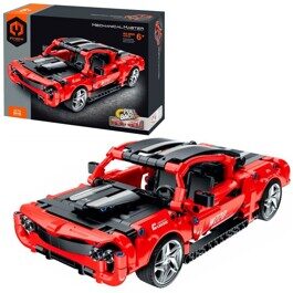 Конструктор Красный спорткар QiHui 5820, Техник, инерция, 457 дет., Mechanical Master