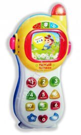 Развивающая игрушка 7028 Умный телефон Joy Toy со световыми и звуковыми эффектами купить в Минске
