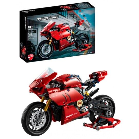 Конструктор Мотоцикл, Ducati Panigale V4 R, KING 1972, 646 дет