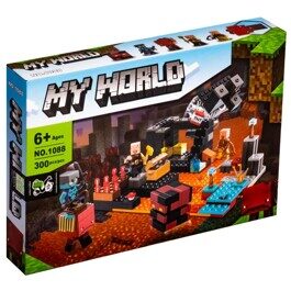 Конструктор Бастион нижнего мира Майнкрафт, King 1088