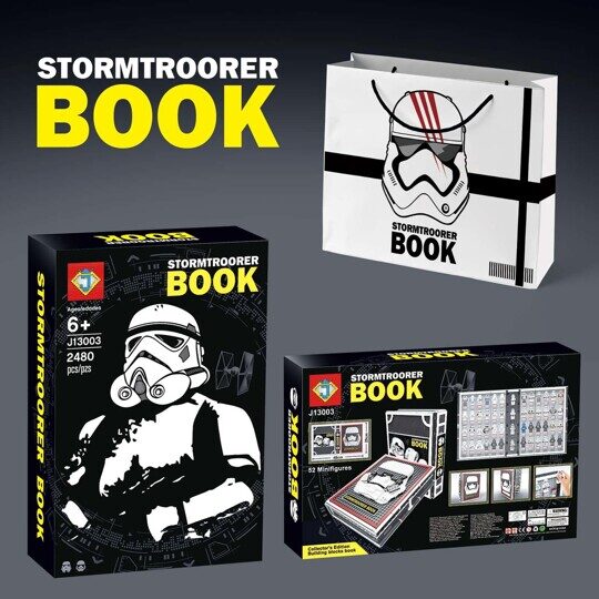 Конструктор Имперские штурмовики Stormtrooper Book Книга, 52 фигурки, J13003, Звездные войны