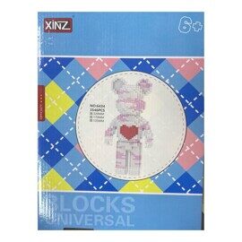 Конструктор 3 д Bearbrick, Мишка с сердцем, 3546 дет. 6434