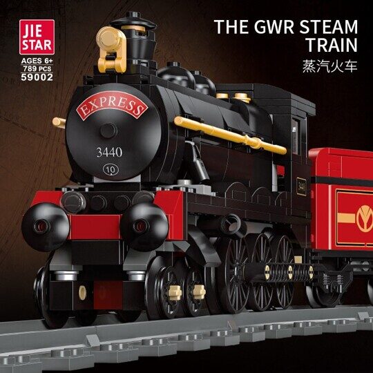 Конструктор Паровоз GWR Jie Star 59002, 789 дет.
