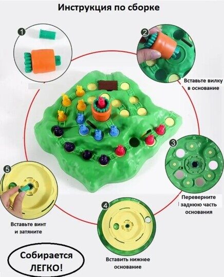 Настольная игра Кролики и норы 2 - 4 игрока, 335-08