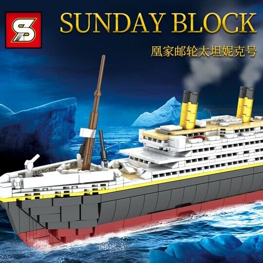 Конструктор Титаник 64 см, 1333 дет., Sembo Block 601187
