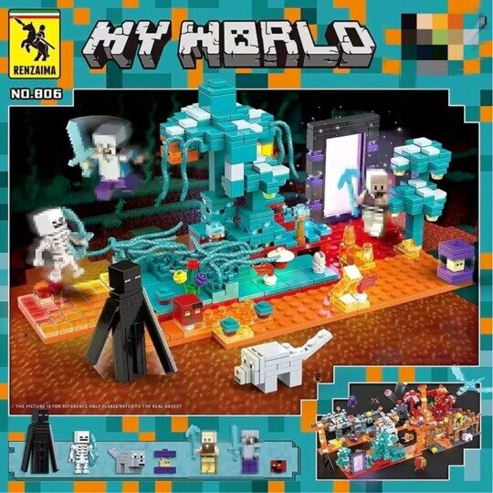 Конструктор Нападение на Искаженный лес RENZAIMA 806 Minecraft