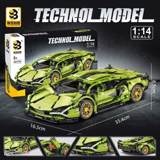 Конструктор Lamborghini Sian FKP 37 JKC 7101, 1100 дет., Сиан