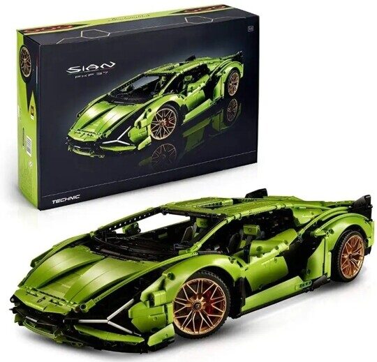 Конструктор Lamborghini Sian FKP 37 1:8, 3728 дет. KK6891