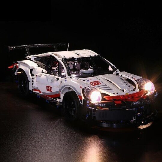 Конструктор Porsche 911 RSR пульт, с Power Function RS, 1590 дет., 6045, Техник