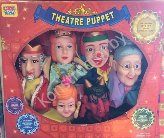 Детский кукольный театр 77004, 6 кукол-руковичек