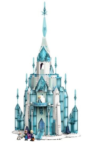 Конструктор Frozen Большой ледяной замок 3075, 1709 деталей, аналог LEGO Disney Frozen 43197