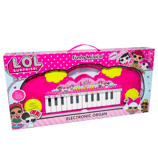 Детский синтезатор Лол Lol HY697-E, розовый