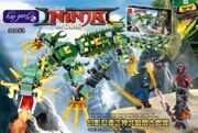 LELE-31053-in-blocks-493pcs-movie-series-lloyd-s-Machine-dragon-Super-Heroes-Building-Block-bricks